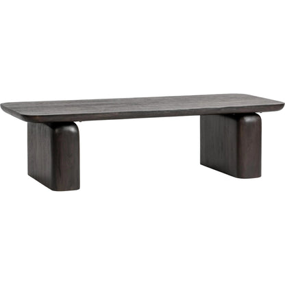 Chloe Coffee Table by Classic Home in truffle roast. Made from mango wood in a modern style.