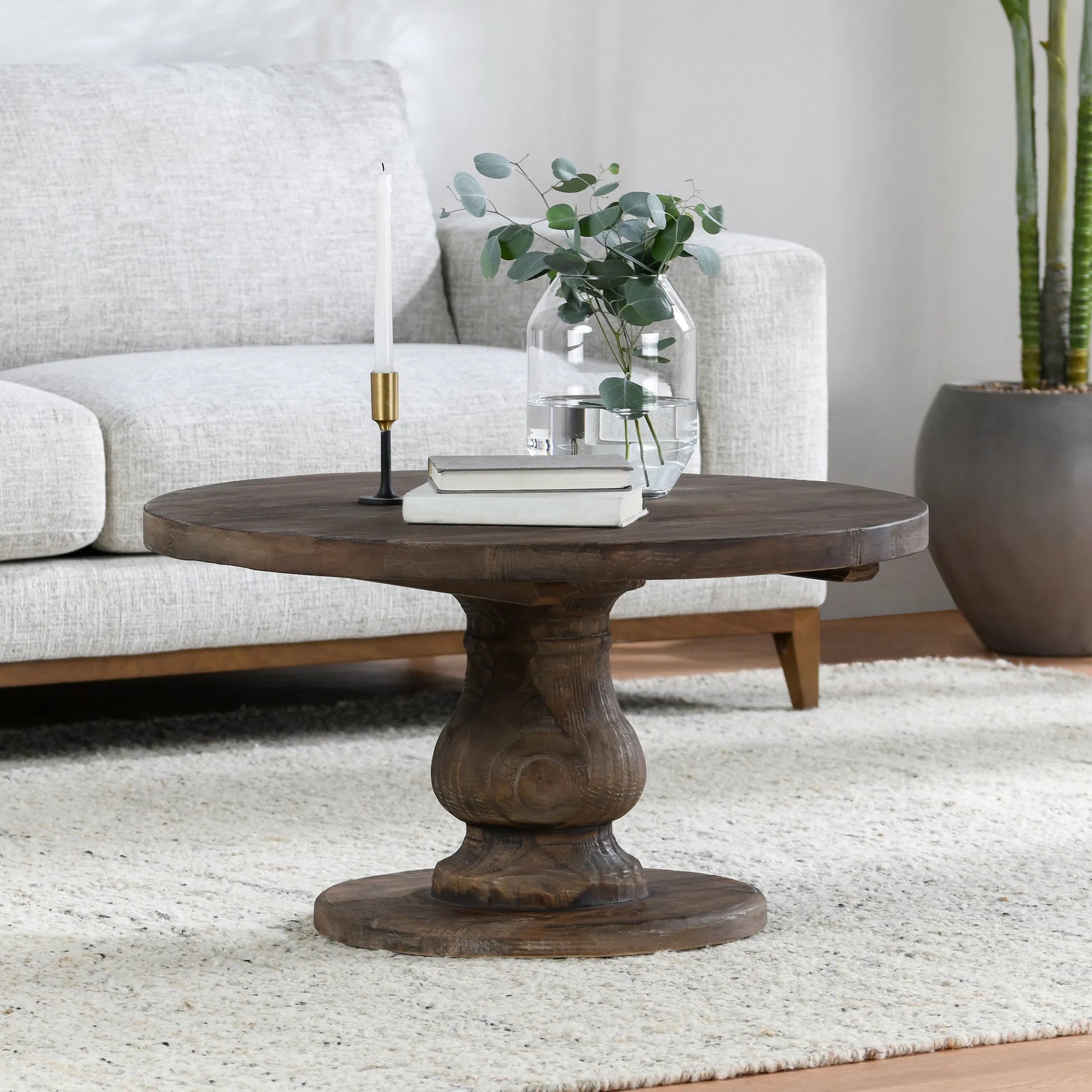 Carolina Reclaimed Pine Coffee Table by Kosas Home. Made from unique in a transitional style.