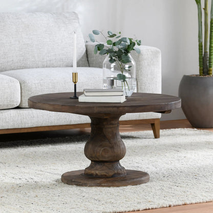 Carolina Reclaimed Pine Coffee Table by Kosas Home. Made from unique in a transitional style.
