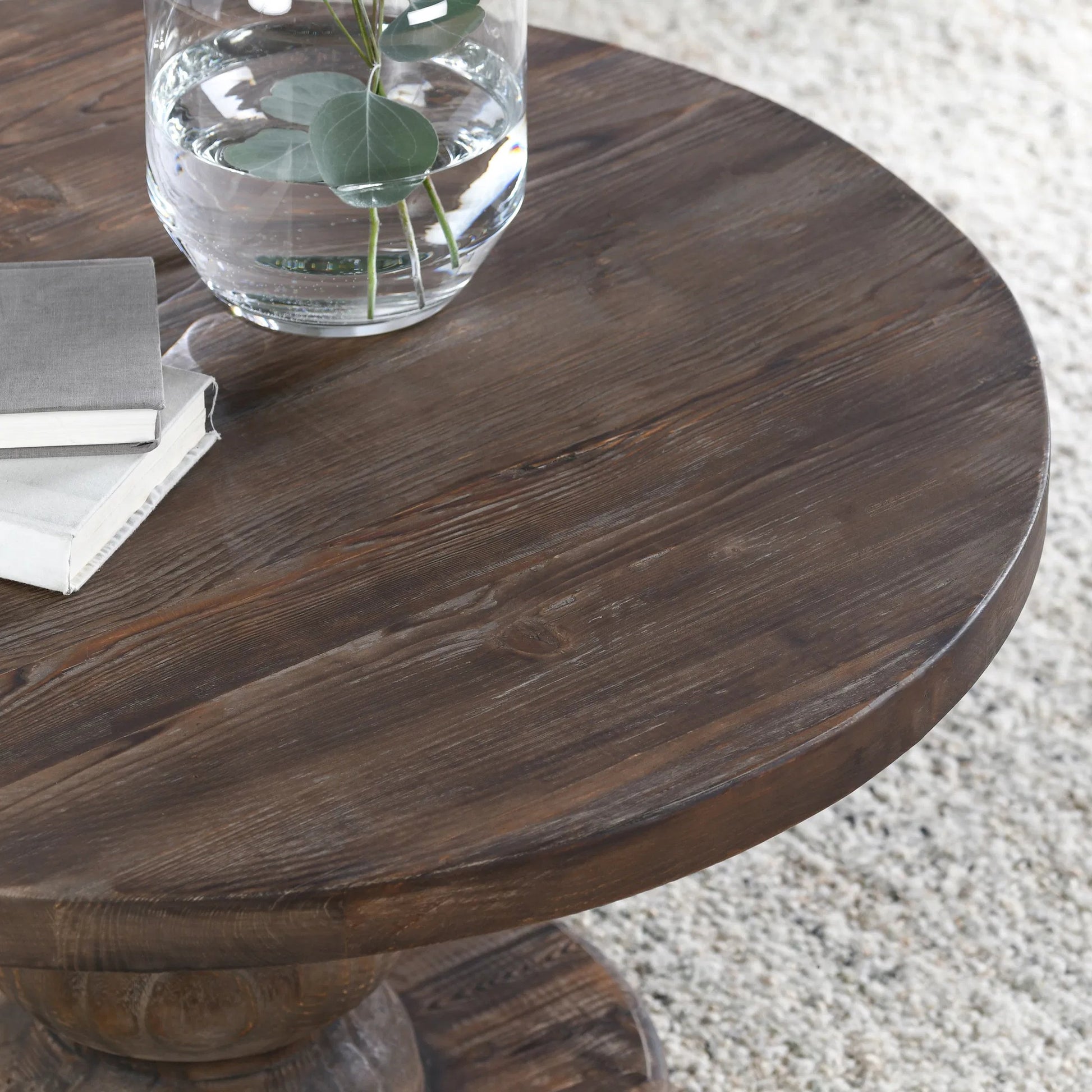 Carolina Reclaimed Pine Coffee Table by Kosas Home. Made from unique in a transitional style.