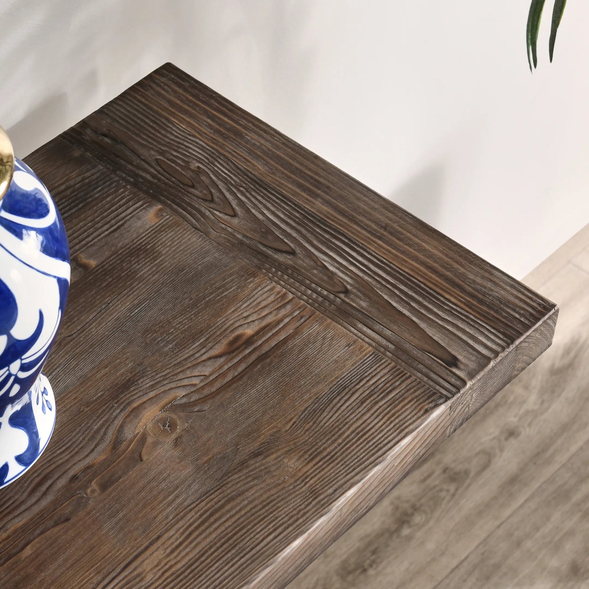 Carolina Reclaimed Pine Console Table by Kosas Home. Made from unique in a transitional style.