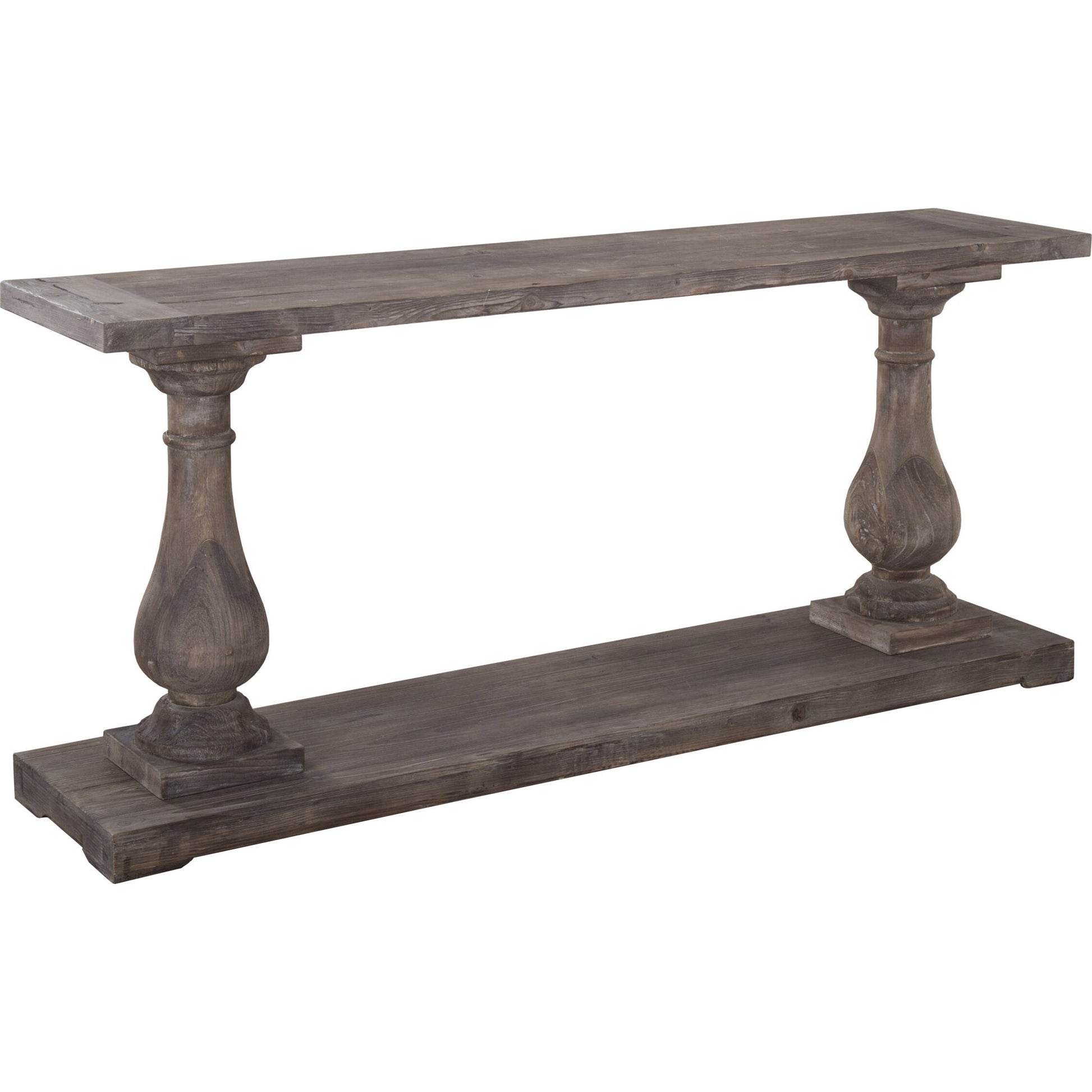 Carolina Reclaimed Pine Console Table by Kosas Home. Made from unique in a transitional style.