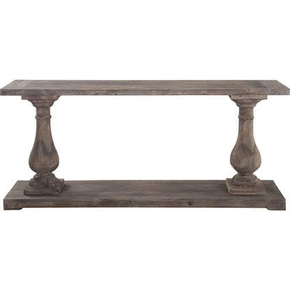 Carolina Reclaimed Pine Console Table by Kosas Home. Made from unique in a transitional style.