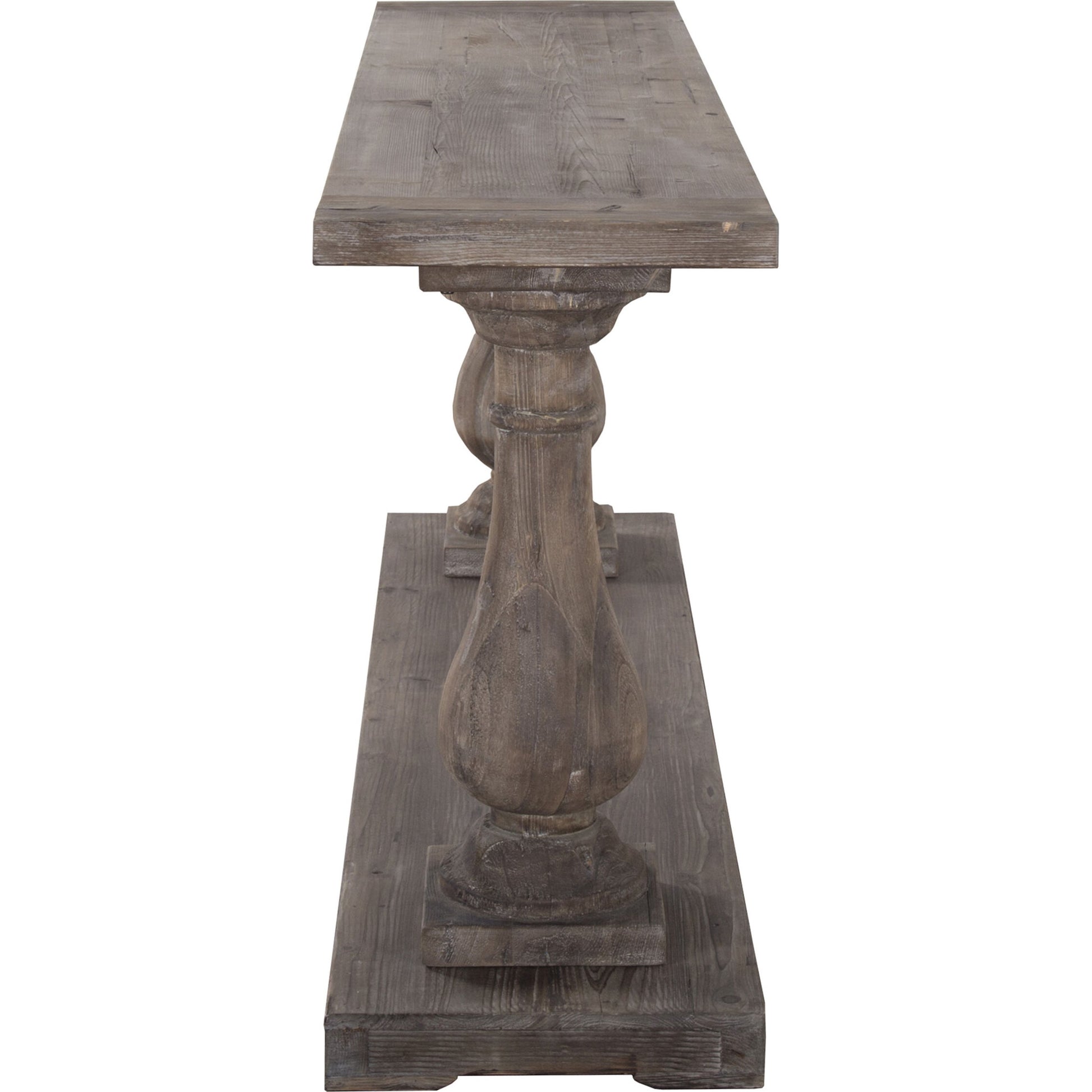 Carolina Reclaimed Pine Console Table by Kosas Home. Made from unique in a transitional style.