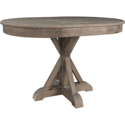 Maxwell Oval Pine Wood Dining Table by Kosas Home in natural. Made from pine wood in a cottage & farmhouse style.