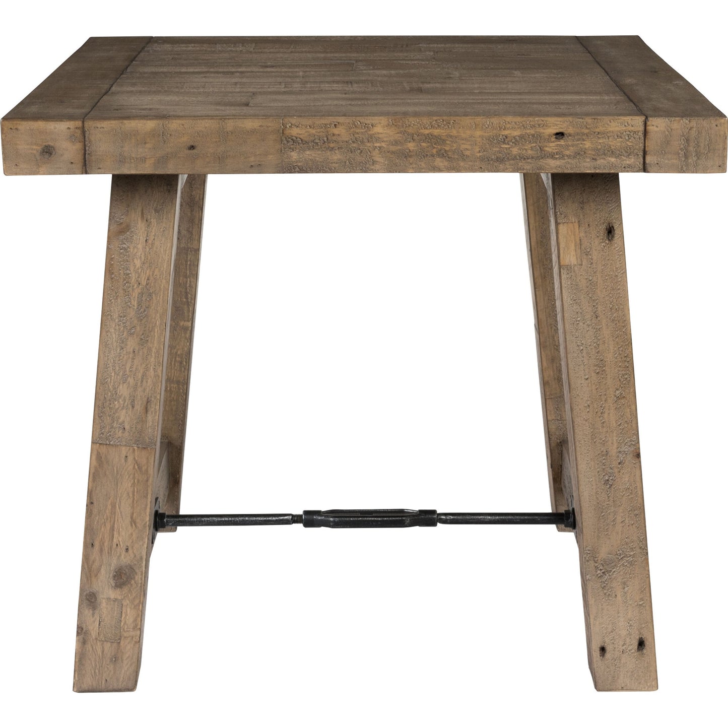 002 SR-897834 | Additional Silo | Tuscany End Table by Kosas Home in weathered gray. Made from reclaimed pine wood in a rustic style.