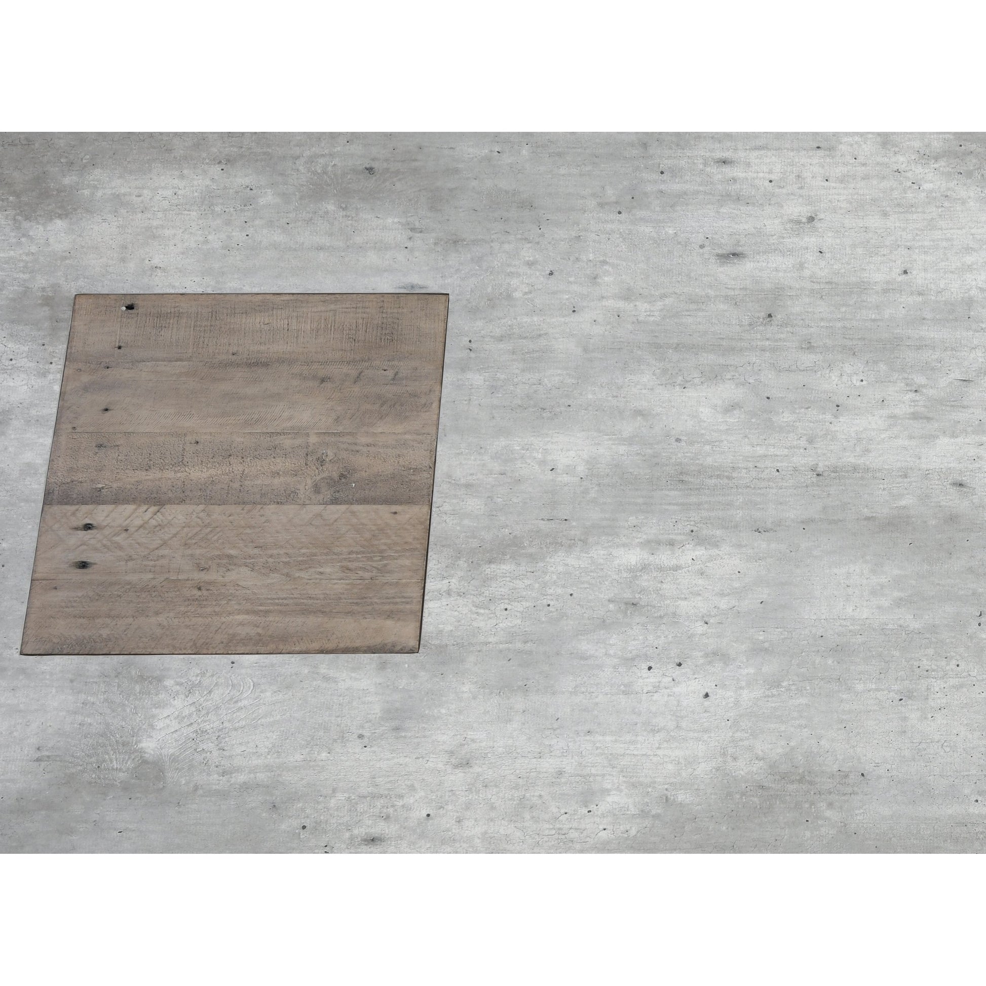 Paxton Coffee Table by Classic Home in antique gray. Made from concrete laminate top, reclaimed pine in a modern style.