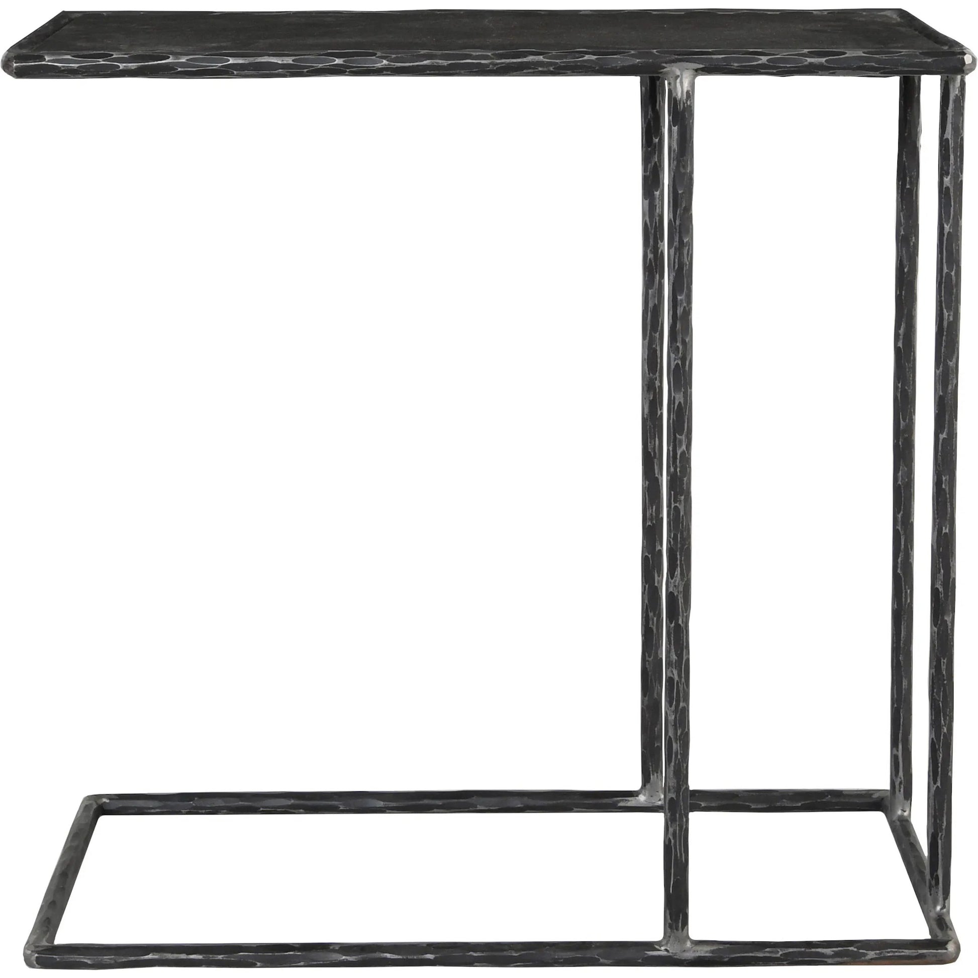 Arlo Metal Accent Table by Classic Home in blue stone. Made from blue stone, metal in a unique style.