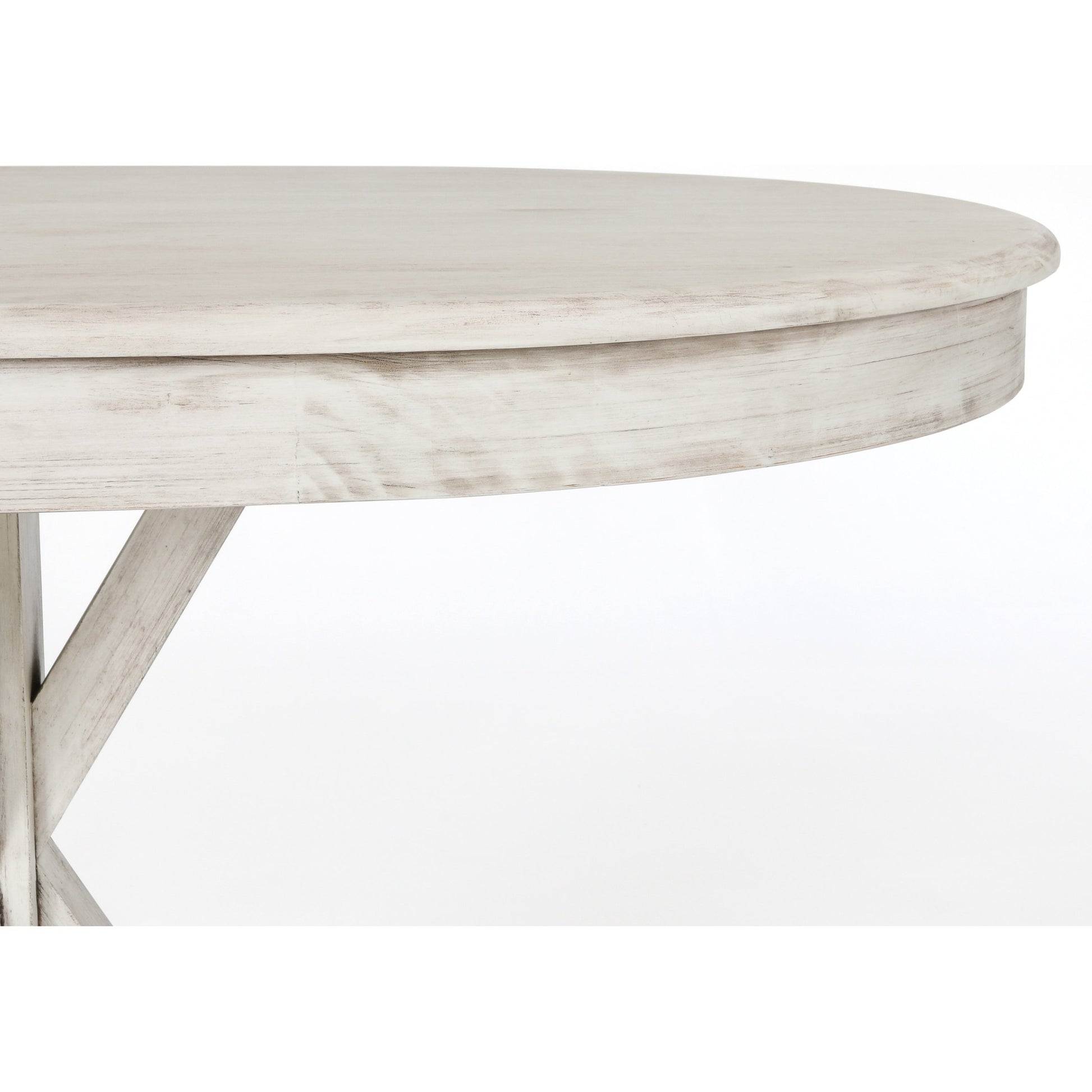 Maxwell Oval Pine Wood Dining Table by Kosas Home in natural. Made from pine wood in a cottage & farmhouse style.
