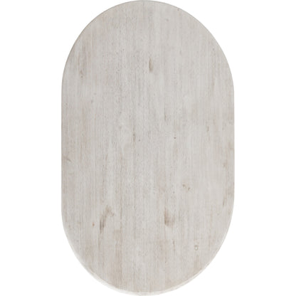 Maxwell Oval Pine Wood Dining Table by Kosas Home in natural. Made from pine wood in a cottage & farmhouse style.