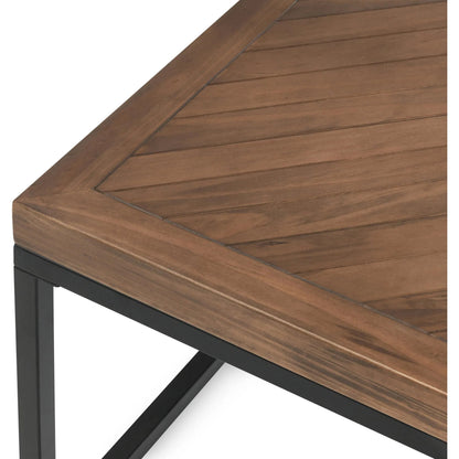 Chantel Coffee Table by Kosas Home in pine. Made from pine wood in a modern style.