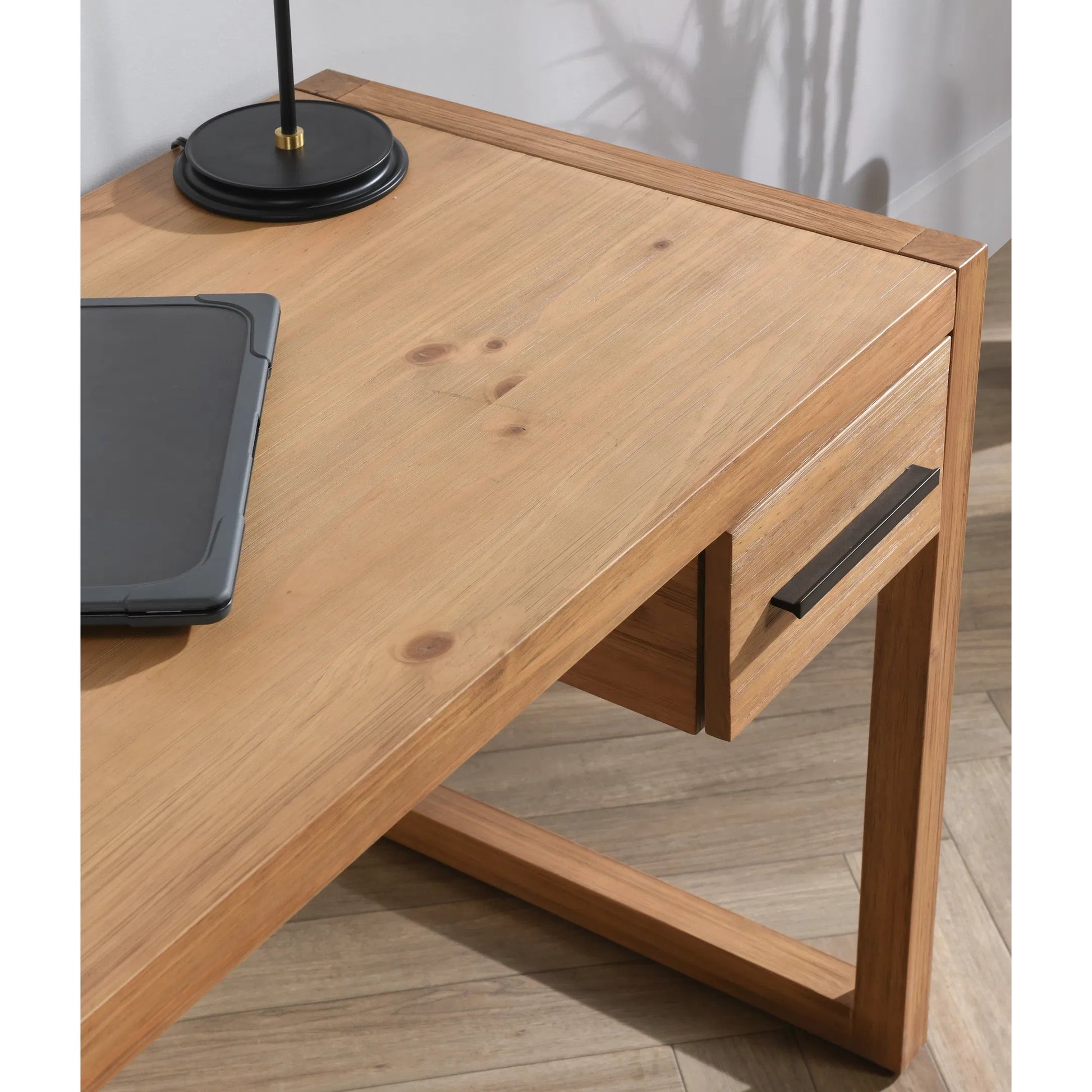 Fenmore Desk by Kosas Home. Made from pine wood in a unique style.