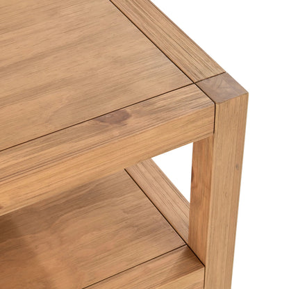 Fenmore End Table by Kosas Home. Made from pine wood in a unique style.