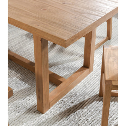 Fenmore Dining Table by Kosas Home. Made from pine wood in a modern style.