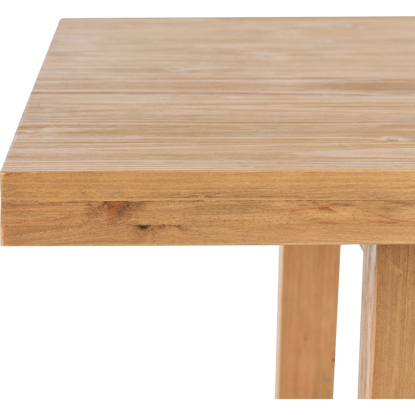 007 SI-2007478 | Closeup | Fenmore Dining Table by Kosas Home. Made from pine wood in a modern style.