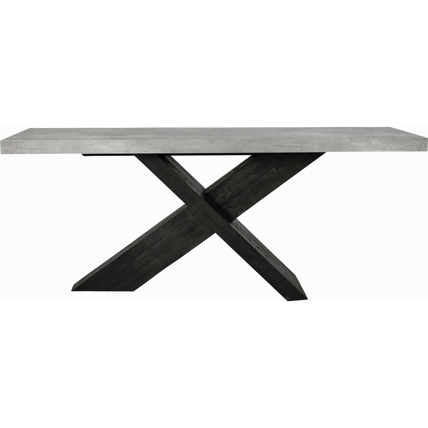 002 SI-2162576 | Additional Silo | Durant Console Table by Classic Home in black, grey. Made from concrete laminate, reclaimed pine in a modern style.