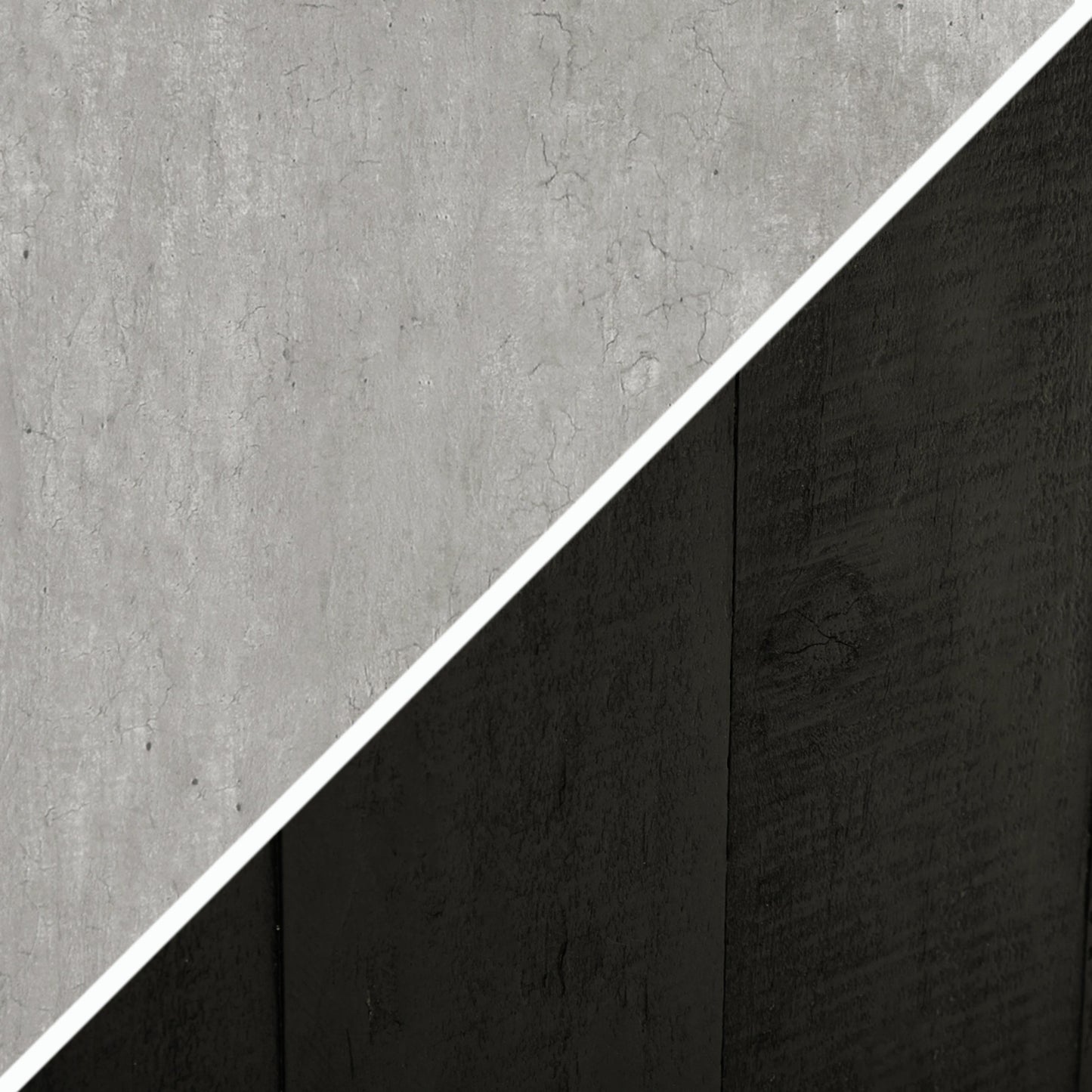 007 SI-2162576 | Closeup | Durant Console Table by Classic Home in black, grey. Made from concrete laminate, reclaimed pine in a modern style.