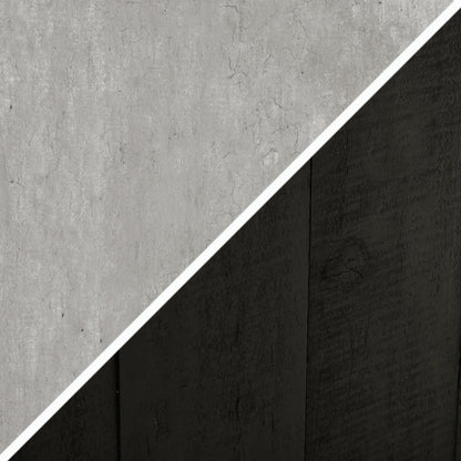 Durant Console Table by Classic Home in black, grey. Made from concrete laminate, reclaimed pine in a modern style.