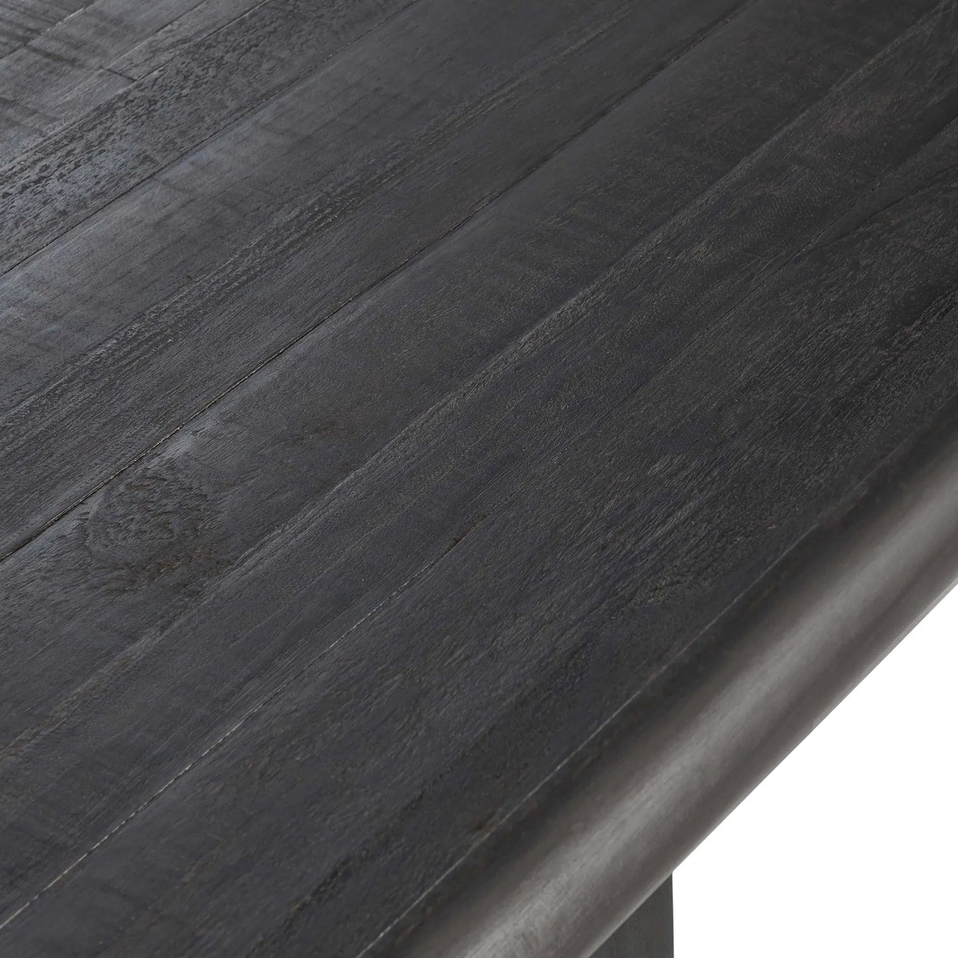Larson Dining Table by Classic Home in black, classic brass. Made from pine wood in a modern style.