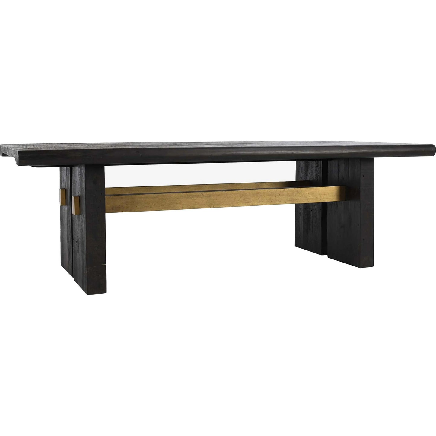 020 SI-2078726 | Primary Silo | Larson Dining Table by Classic Home in black, classic brass. Made from pine wood in a modern style.