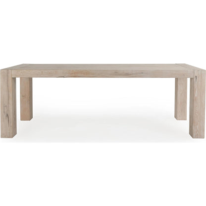 Kingston 89" Reclaimed Oak Wood Dining Table by Classic Home. Made from reclaimed oak in a transitional style.