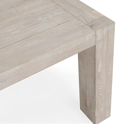 Kingston 89" Reclaimed Oak Wood Dining Table by Classic Home. Made from reclaimed oak in a transitional style.