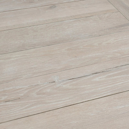 Kingston 89" Reclaimed Oak Wood Dining Table by Classic Home. Made from reclaimed oak in a transitional style.