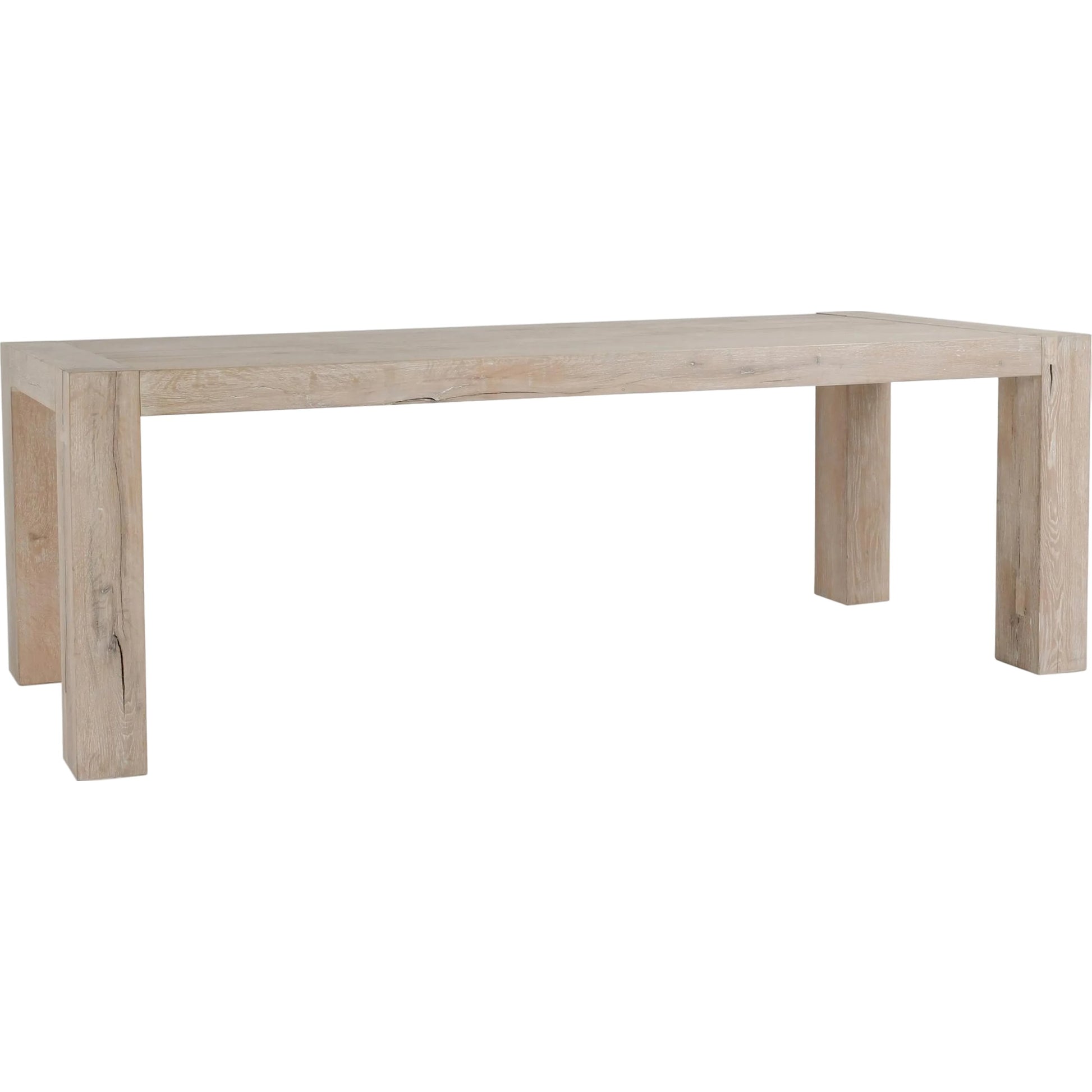 Kingston 89" Reclaimed Oak Wood Dining Table by Classic Home. Made from reclaimed oak in a transitional style.