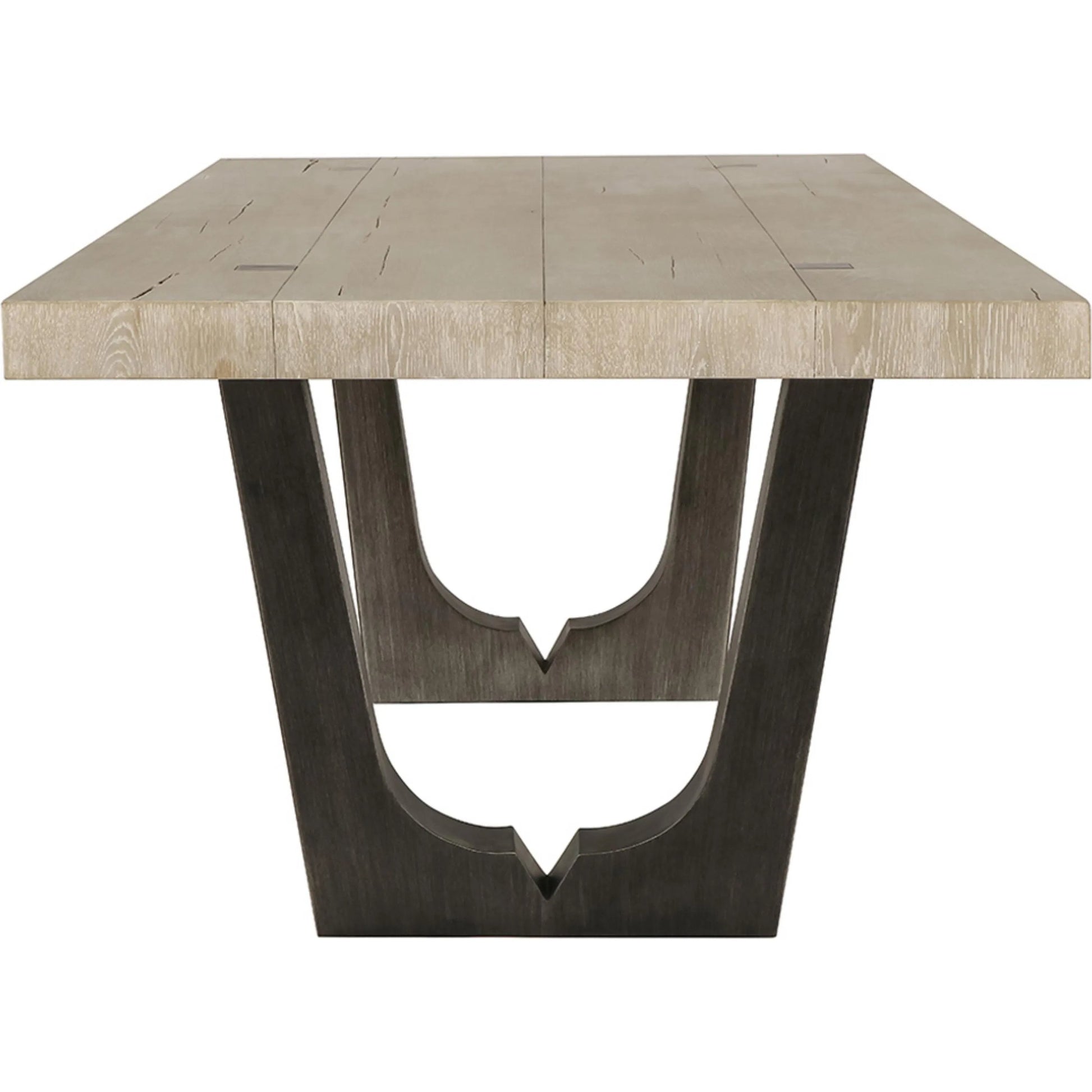 Kelso Reclaimed Wood Dining Table by Classic Home in brown. Made from reclaimed oak in a transitional style.