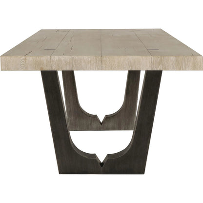 Kelso Reclaimed Wood Dining Table by Classic Home in brown. Made from reclaimed oak in a transitional style.