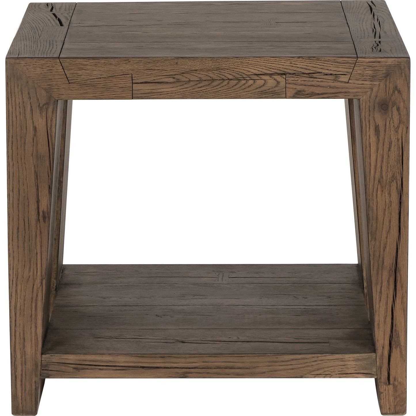 002 SI-2160267 | Additional Silo | Troy Oak End Table by Classic Home in brown. Made from oak wood in a modern style.