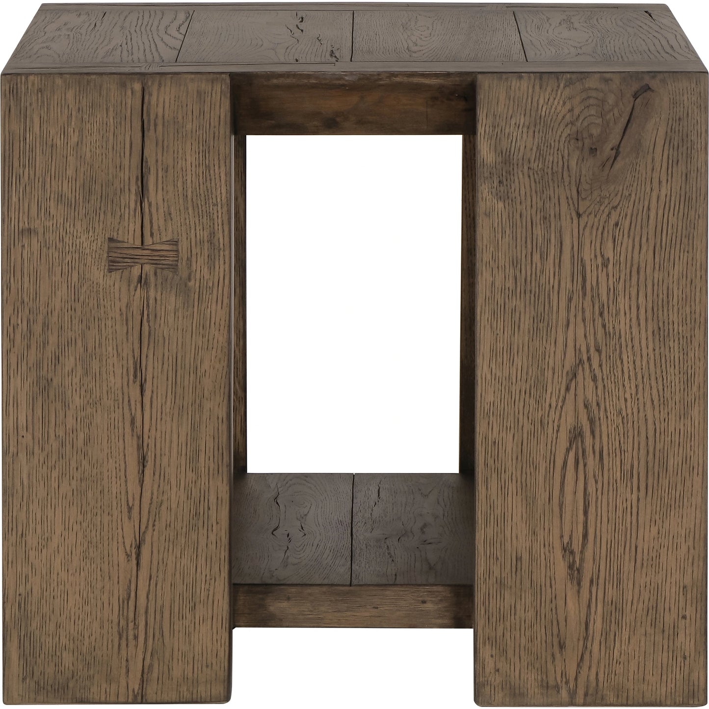 003 SI-2160267 | Additional Silo | Troy Oak End Table by Classic Home in brown. Made from oak wood in a modern style.