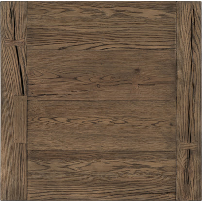 Troy Oak End Table by Classic Home in brown. Made from oak wood in a modern style.