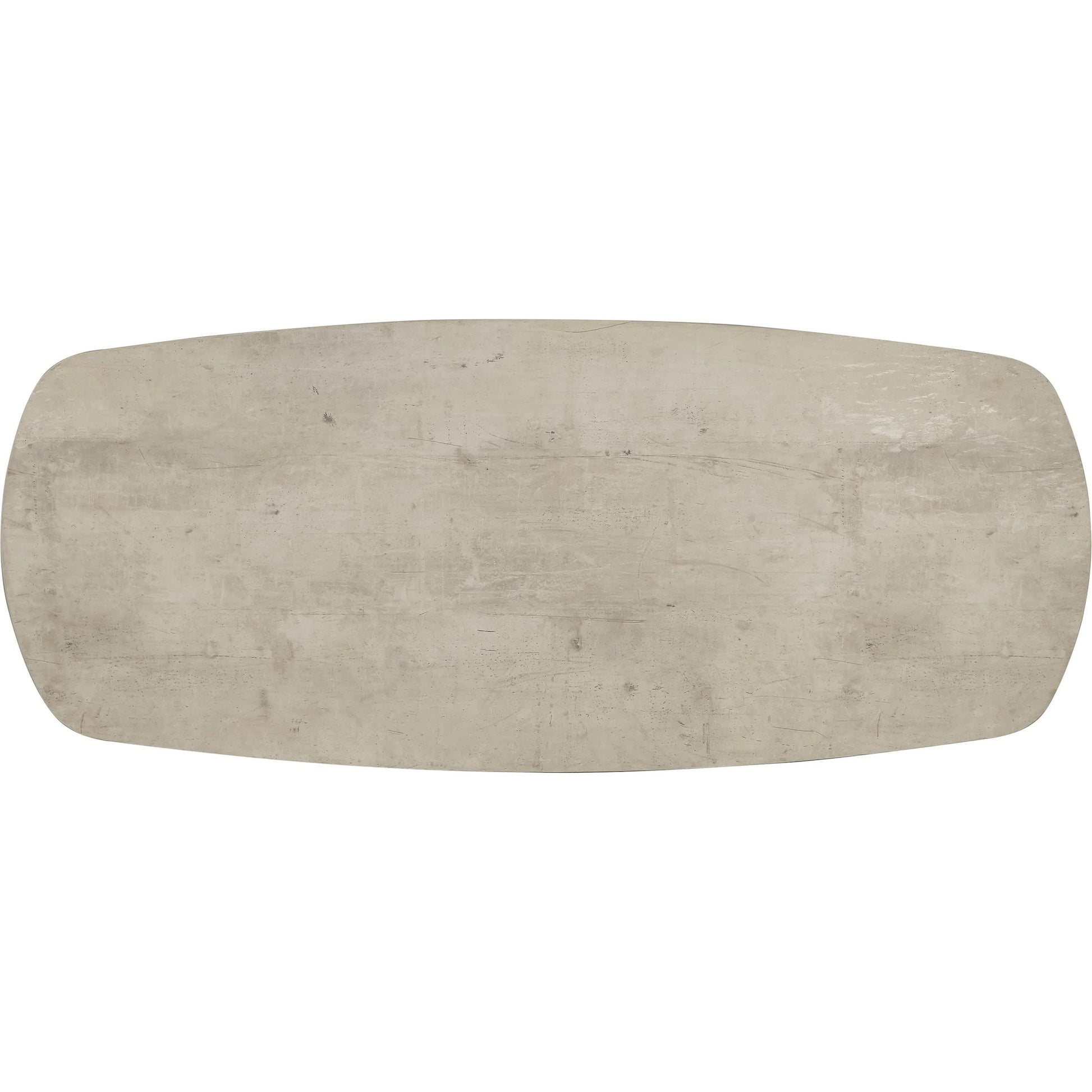 Angus Reclaimed Wood Writing Desk by Classic Home in gray. Made from concrete laminate in a unique style.