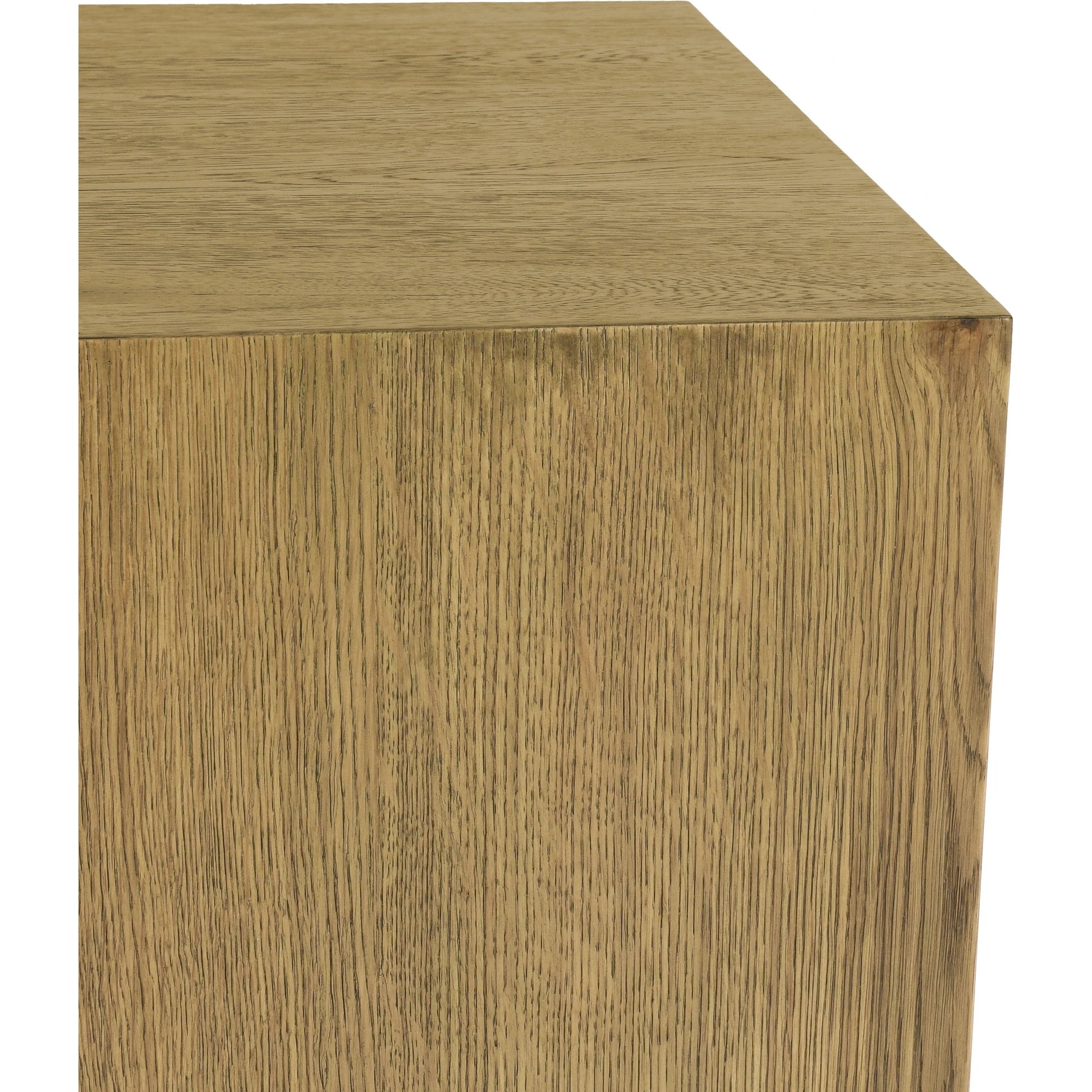 Layne Square End Table by Classic Home. Made from oak veneer in a modern style.