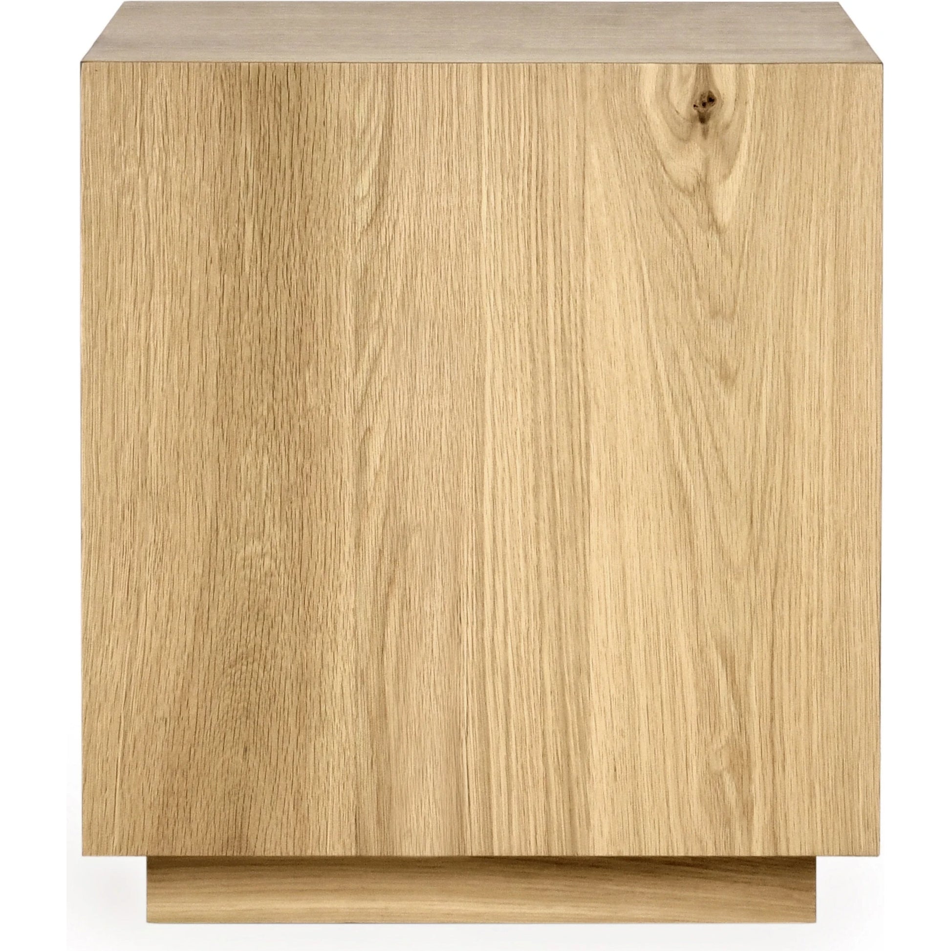 Layne Square End Table by Classic Home. Made from oak veneer in a modern style.