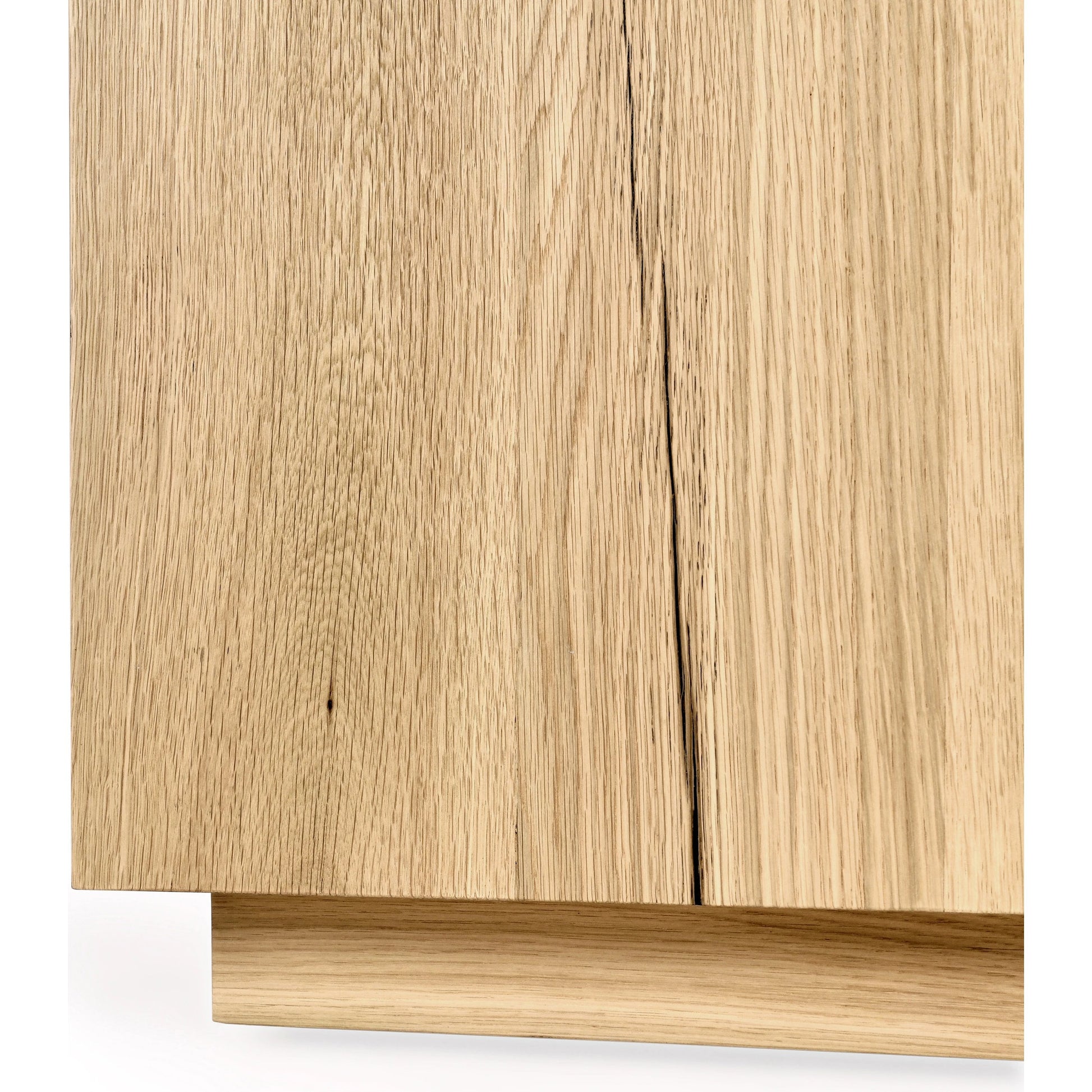 Layne Square End Table by Classic Home. Made from oak veneer in a modern style.