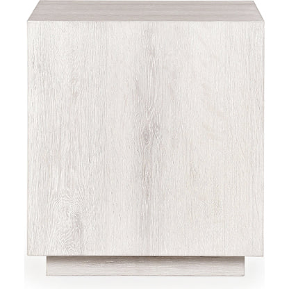 Layne Square End Table by Classic Home. Made from oak veneer in a modern style.