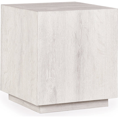 Layne Square End Table by Classic Home. Made from oak veneer in a modern style.