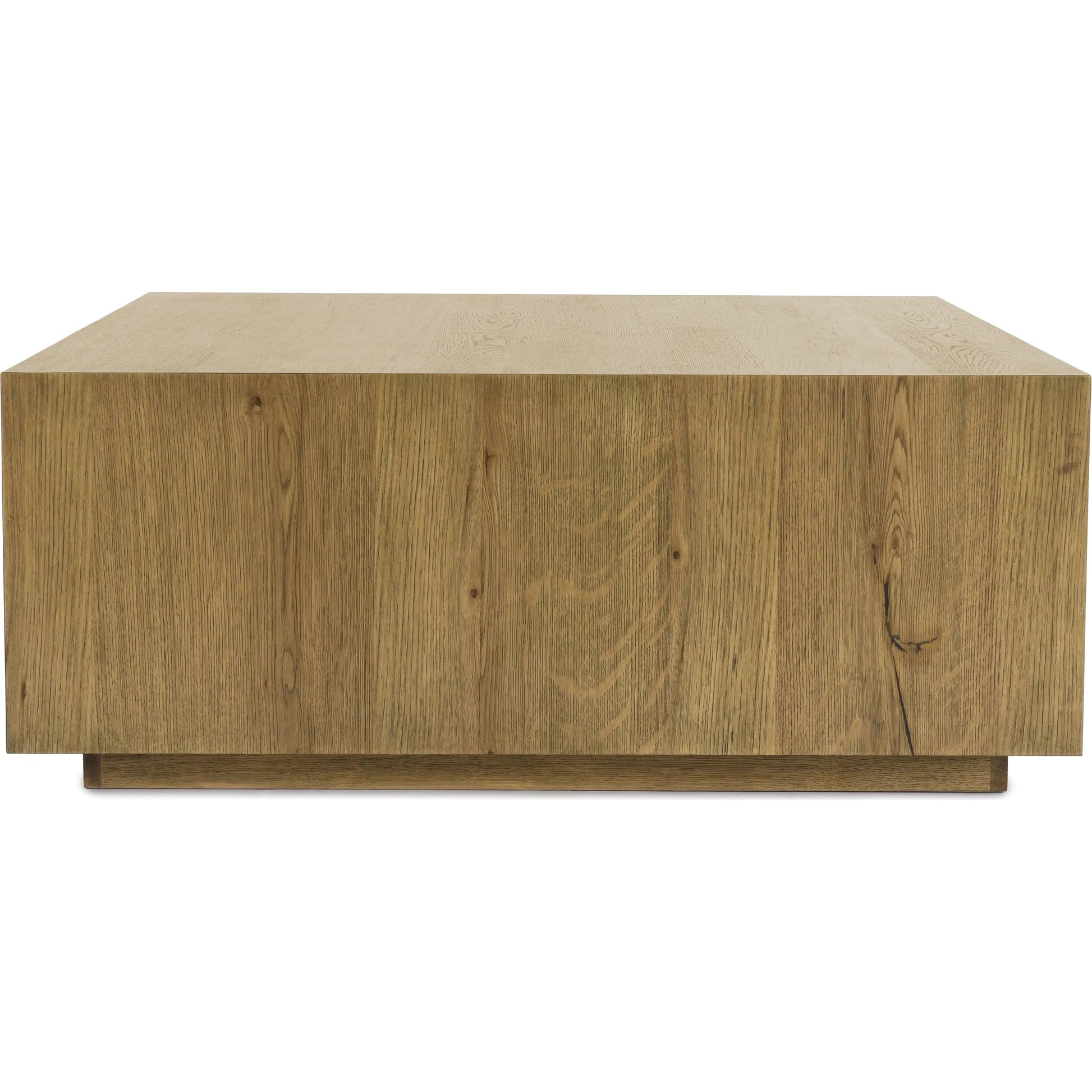 Layne Square Coffee Table by Classic Home. Made from oak veneer in a modern style.