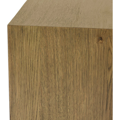 Layne Square Coffee Table by Classic Home. Made from oak veneer in a modern style.