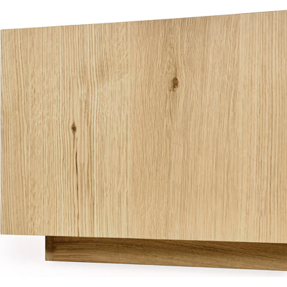 Layne Square Coffee Table by Classic Home. Made from oak veneer in a modern style.