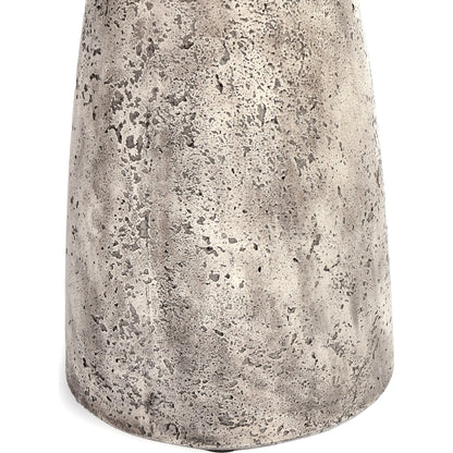 Collins Outdoor Round Side Table by Classic Home. Made from concrete in a modern style.