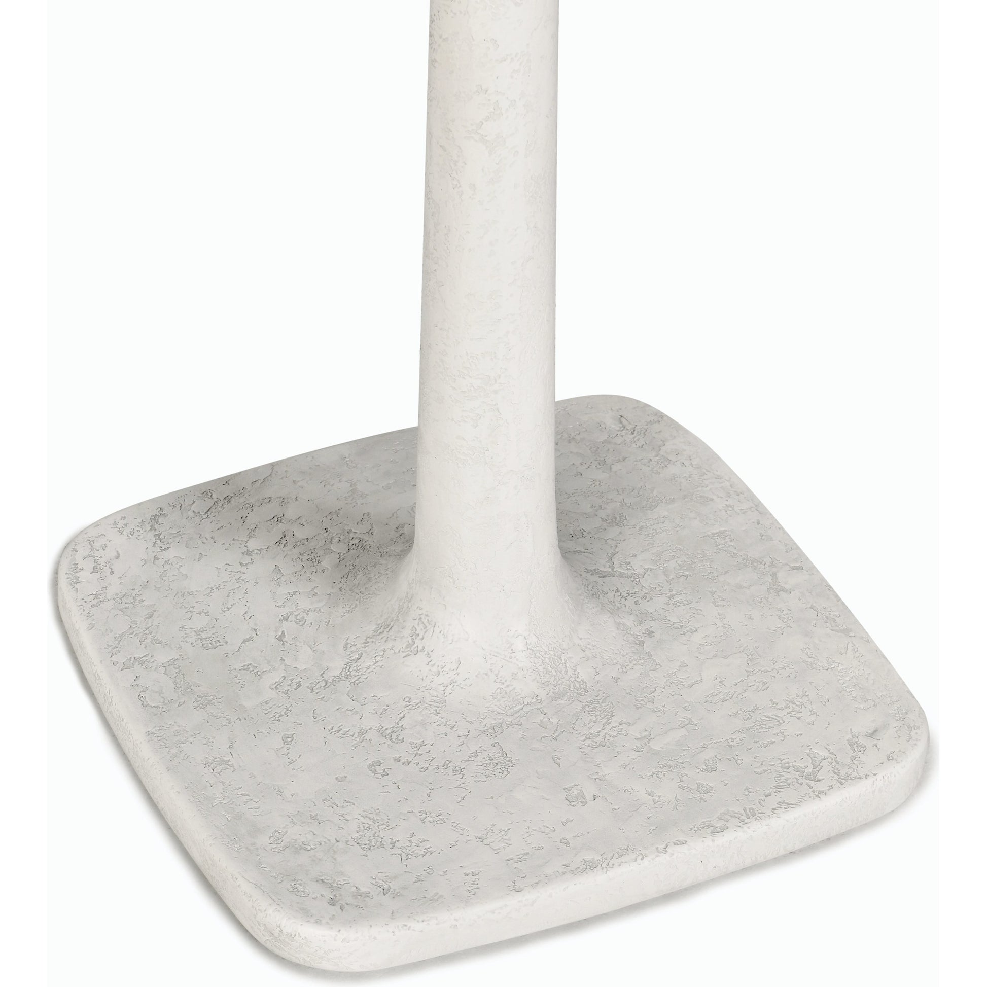 Paulina Concrete Outdoor Bistro Table by Classic Home in white. Made from glass fiber reinforced concrete in a modern style.