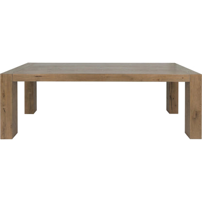 Kingston 89" Reclaimed Oak Wood Dining Table by Classic Home. Made from reclaimed oak in a transitional style.