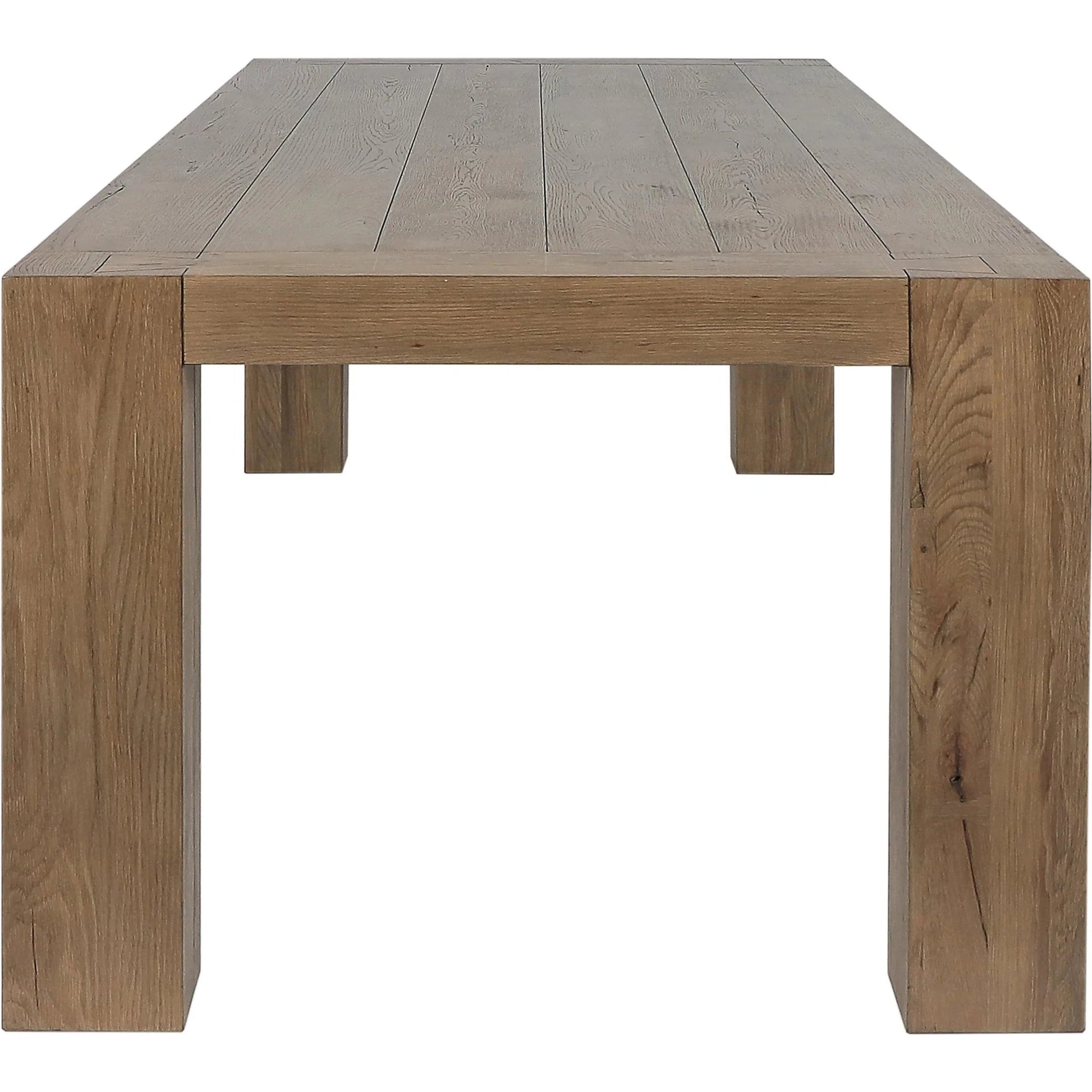 Kingston 89" Reclaimed Oak Wood Dining Table by Classic Home. Made from reclaimed oak in a transitional style.