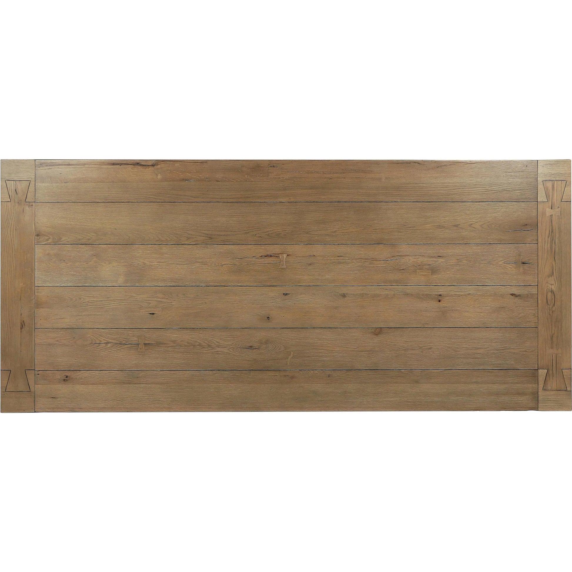 Kingston 89" Reclaimed Oak Wood Dining Table by Classic Home. Made from reclaimed oak in a transitional style.