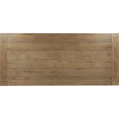 Kingston 89" Reclaimed Oak Wood Dining Table by Classic Home. Made from reclaimed oak in a transitional style.