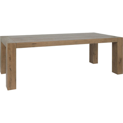 Kingston 89" Reclaimed Oak Wood Dining Table by Classic Home. Made from reclaimed oak in a transitional style.