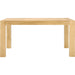 Parsons Dining Table by Kosas Home. Made from oak in a transitional style.